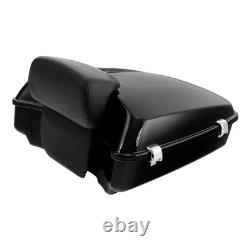 Support de dossier avec porte-bagages pour coffre tronqué 2014-2025 Road King Street Electra Glide