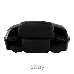 Support de dossier avec porte-bagages pour coffre tronqué 2014-2025 Road King Street Electra Glide