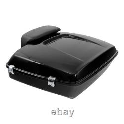 Support de dossier avec porte-bagages pour coffre tronqué 2014-2025 Road King Street Electra Glide