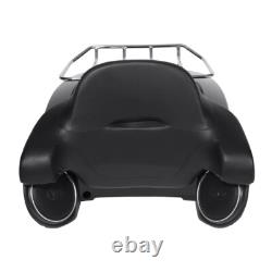 Support de dossier de coffre King Trunk avec haut-parleur, compatible avec Harley Road King Street Glide 2014-2026