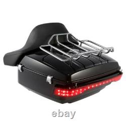Support de feu arrière pour porte-bagages de coffre King, compatible avec Harley Road King Street Glide 14-26