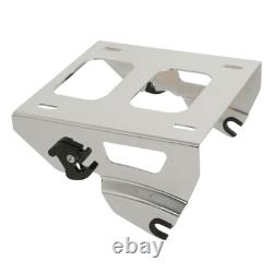 Support de montage Razor Trunk + Pad Solo adapté pour Harley Road King Street Glide 14-25