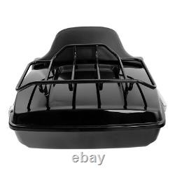 Support de montage de pad de tronc haché de 10,7'' compatible avec Harley Road King Street Glide 97-08