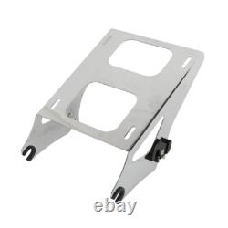 Support de montage de porte-bagages avec feu arrière pour King Trunk, compatible avec Harley Road King Street Glide 2014 et plus récent Support de montage de porte-bagages avec feu arrière pour King Trunk, compatible avec Harley Road King Street Glide 2014 et plus récent