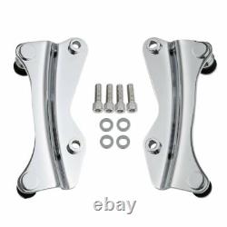 Support de montage de porte-bagages avec feu arrière pour King Trunk, compatible avec Harley Road King Street Glide 2014 et plus récent