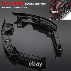 Support de montage de renfort d'aile arrière pour Harley Touring Road King Street Glide 14-24