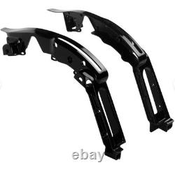 Support de monture de jambe de force Fender Harley Touring Road King Street Glide 2014-2024 Noir