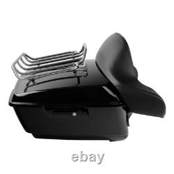 Support de pad de coffre King avec montage compatible pour Harley Touring Road King Street Glide 09-13