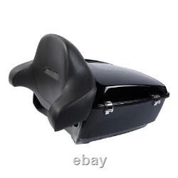 Support de selle King Trunk Pad Solo adapté pour Harley Tour Pak Road King Street Glide 14-24