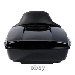 Support de selle King Trunk Pad Solo adapté pour Harley Tour Pak Road King Street Glide 14-24