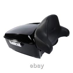 Support de selle King Trunk Pad Solo adapté pour Harley Tour Pak Road King Street Glide 14-24