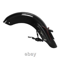 Système LED de garde-boue arrière compatible avec Harley Touring Road King Street Glide 14-24 Noir
