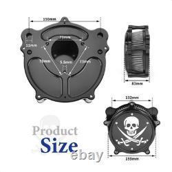 Système de filtre d'admission d'air pour Harley Touring Road King Street Road Glide 08-2016