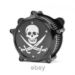 Système de filtre d'admission d'air pour Harley Touring Road King Street Road Glide 08-2016