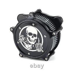 Système de filtre d'admission d'air pour Harley Touring Road King Street Road Glide 08-2016