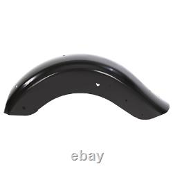 Système de garde-boue arrière LED de style CVO noir pour Harley Road King Street Glide 14-Up