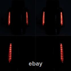 Système de garde-boue arrière à LED compatible avec Harley Road King Street Glide FLHR FLHX 2009-2013