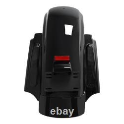 Système de garde-boue arrière avec lentille fumée adapté pour Harley Touring Road King Street Glide