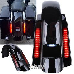 Système de garde-boue arrière style CVO avec LED pour Touring 1993-2008 Road King Street Glide