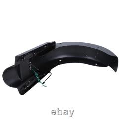 Système de garde-boue arrière style CVO avec LED pour Touring 1993-2008 Road King Street Glide