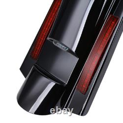 Système de garde-boue arrière style CVO avec LED pour Touring 1993-2008 Road King Street Glide