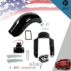 Système de garde-boue arrière style CVO avec LED pour Touring Road King Street Glide 2009-2013