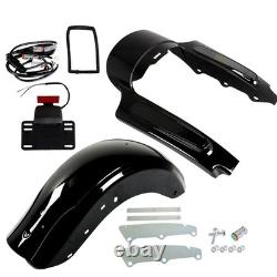 Système de garde-boue arrière style CVO avec LED pour Touring Road King Street Glide 2009-2013