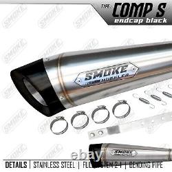 Système de tuyau d'échappement 2 en 1 pour Harley Davidson Road King Street Electra Glide