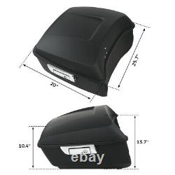 Tapis de coffre Matte King Pack adapté pour Harley Road King Street Glide 14-24