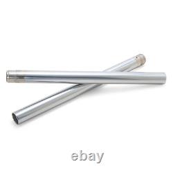 Tubes de fourche chromés de 41 mm pour Harley Street Glide Road King Touring 84-13 45972-09