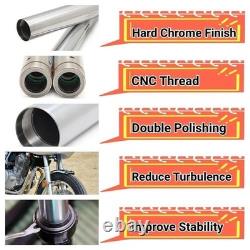 Tubes de fourche intérieurs de 49 mm 22 7/8 45500341 pour Harley Touring Road King Street Glide