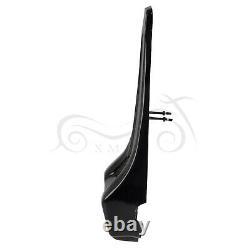 Us Stock VIVID Black Chin Spoiler Fit Pour Harley Touring Road King Street Glide