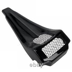 Us Stock VIVID Black Chin Spoiler Fit Pour Harley Touring Road King Street Glide