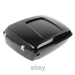 Valise King avec porte-bagages adaptée pour Harley Touring Road King Street Glide 2014-26